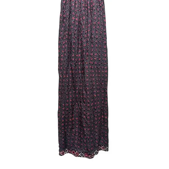 Natalie Martin Anthropologie Nico Wrap Maxi Dress Womens Medium Floral Draped - Picture 14 of 16
